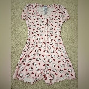 Hello Kitty Pink and White Kids Bodysuit